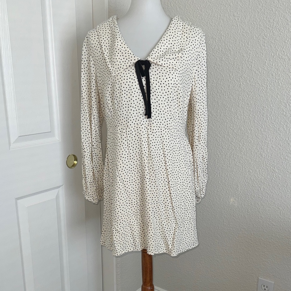 Polk a dot bow dress